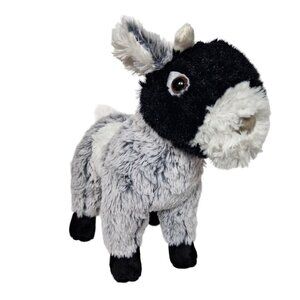 Wishpets Chewy Goat Black White Gray Plush Stuffed Animal 2017 10"